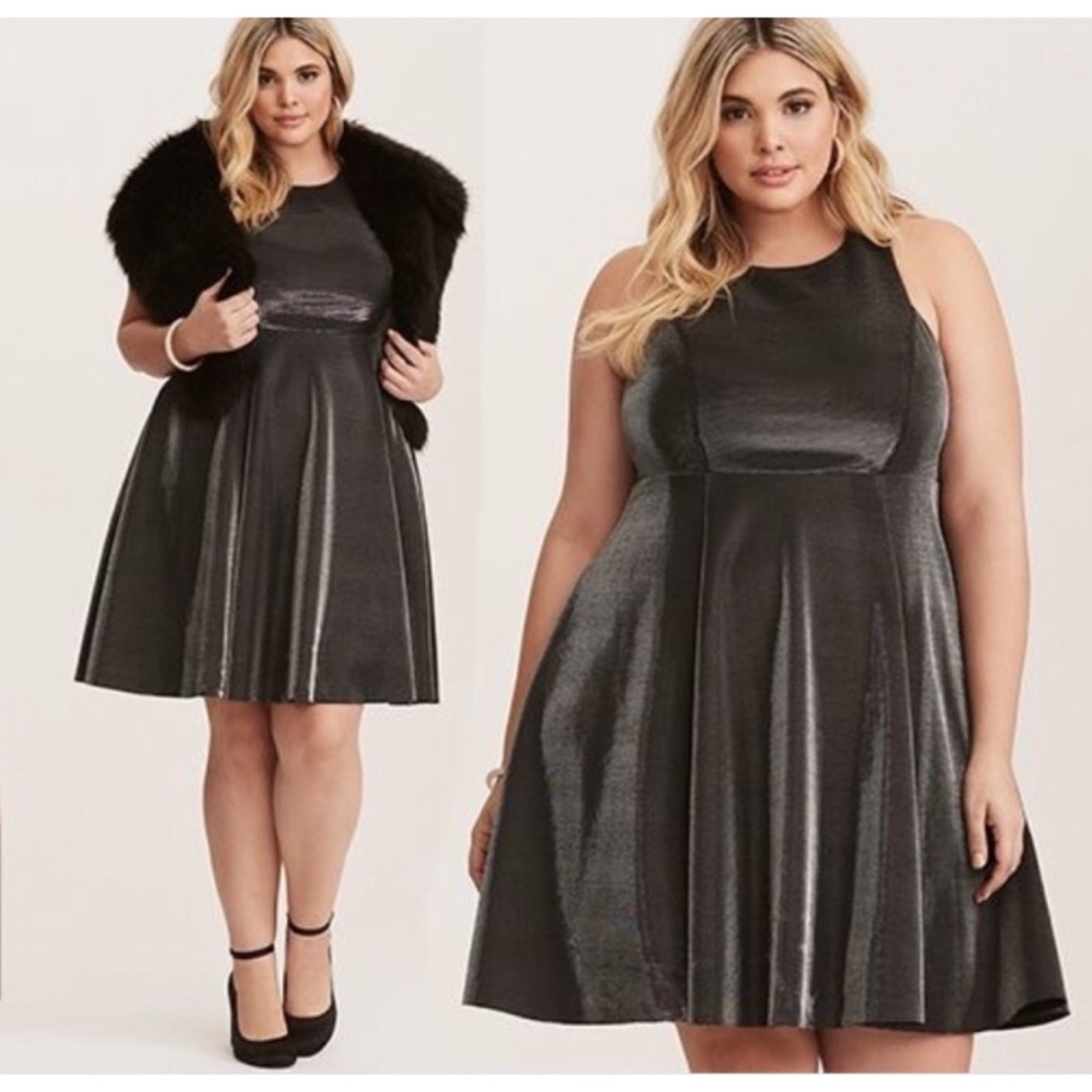 Torrid Black Midi Dress